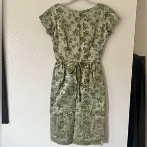 Beautiful brocade 1950s party dress